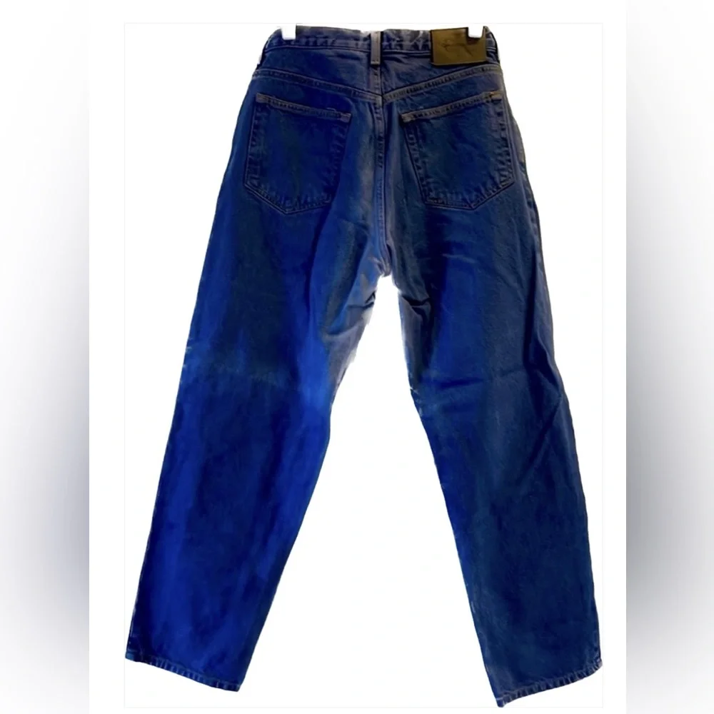 😎 Vintage Calvin Klein Straight Leg Distressed Cotton Blue Jeans, Men’s 34x30 - Picture 2 of 5